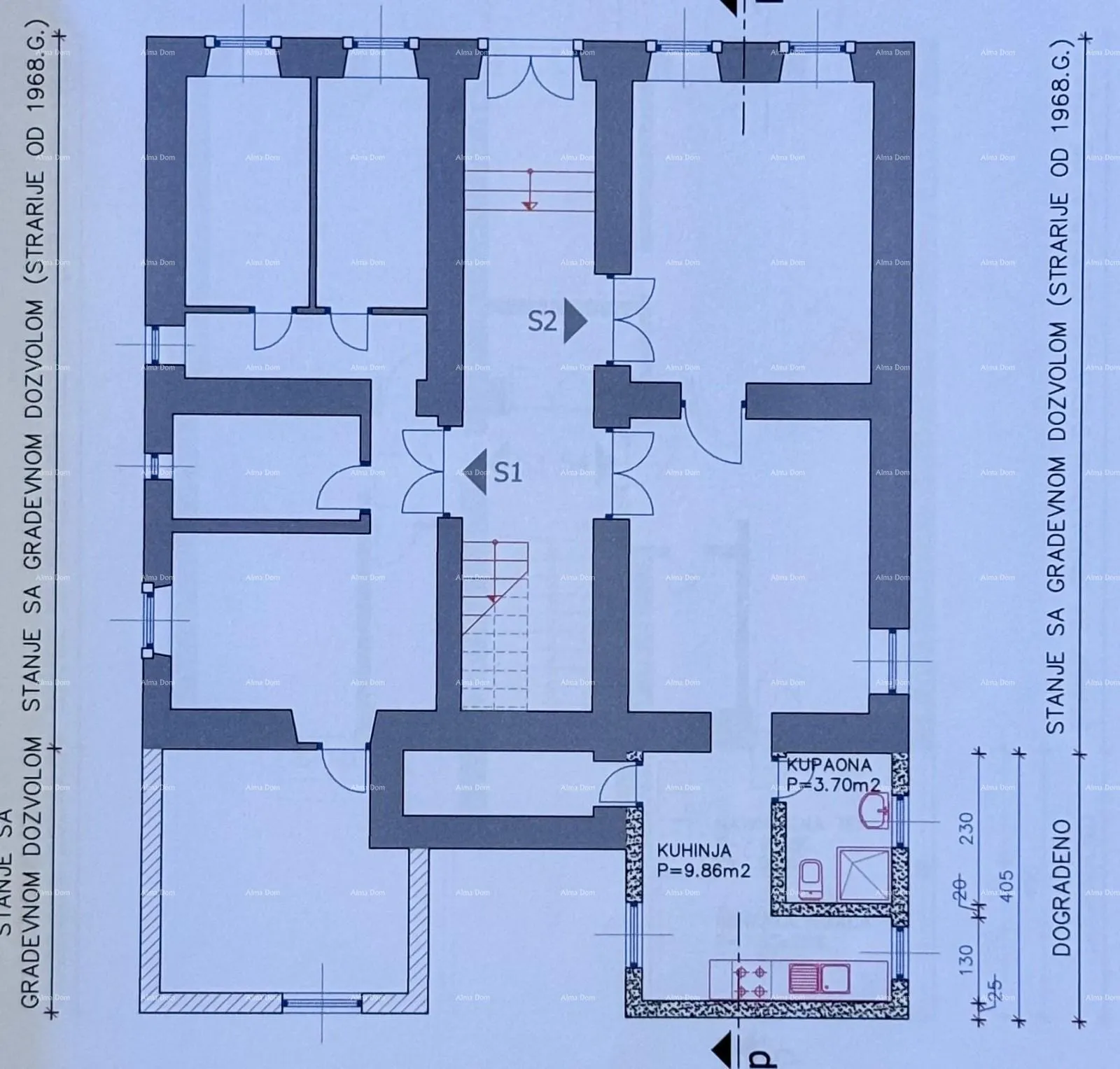 stan pula, centar – prodaja / stan 55 m² s vrtom i parkirnim mjestom - slika 20