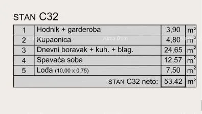 stan prodaja modernih stanova u ekskluzivnoj zgradi sa pogledom na marinu, pula! - slika 14