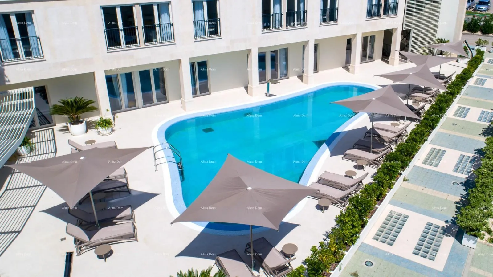 stan umag – apartman uz more u kompleksu s bazenom - slika 3