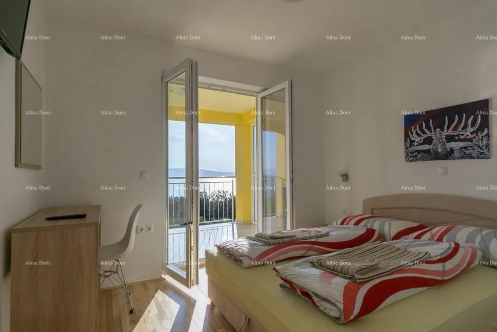 kuća raša, šarmantna apartmanska kuća s bazenom i panoramskim pogledom na more - slika 5