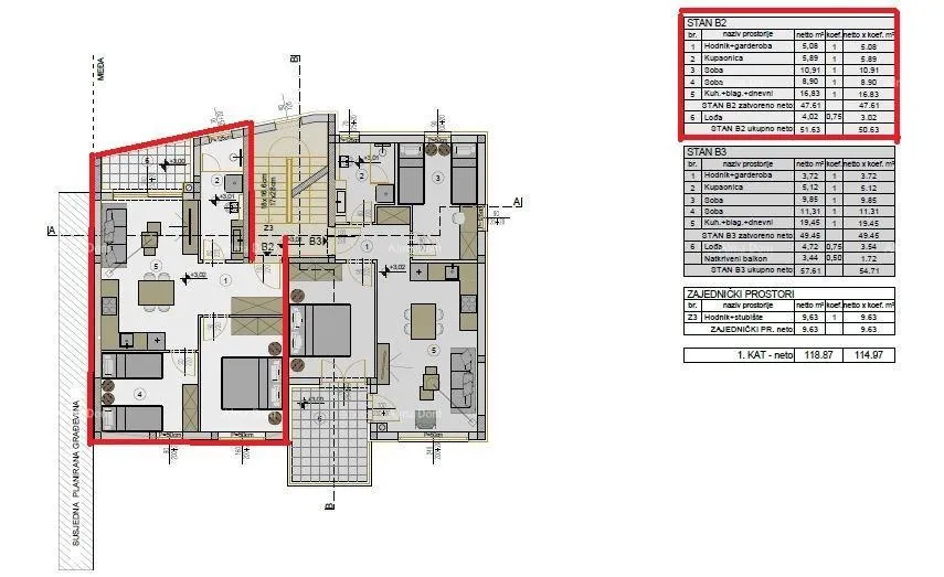 stan štinjan – stan u novogradnji, 51 m² - slika 11