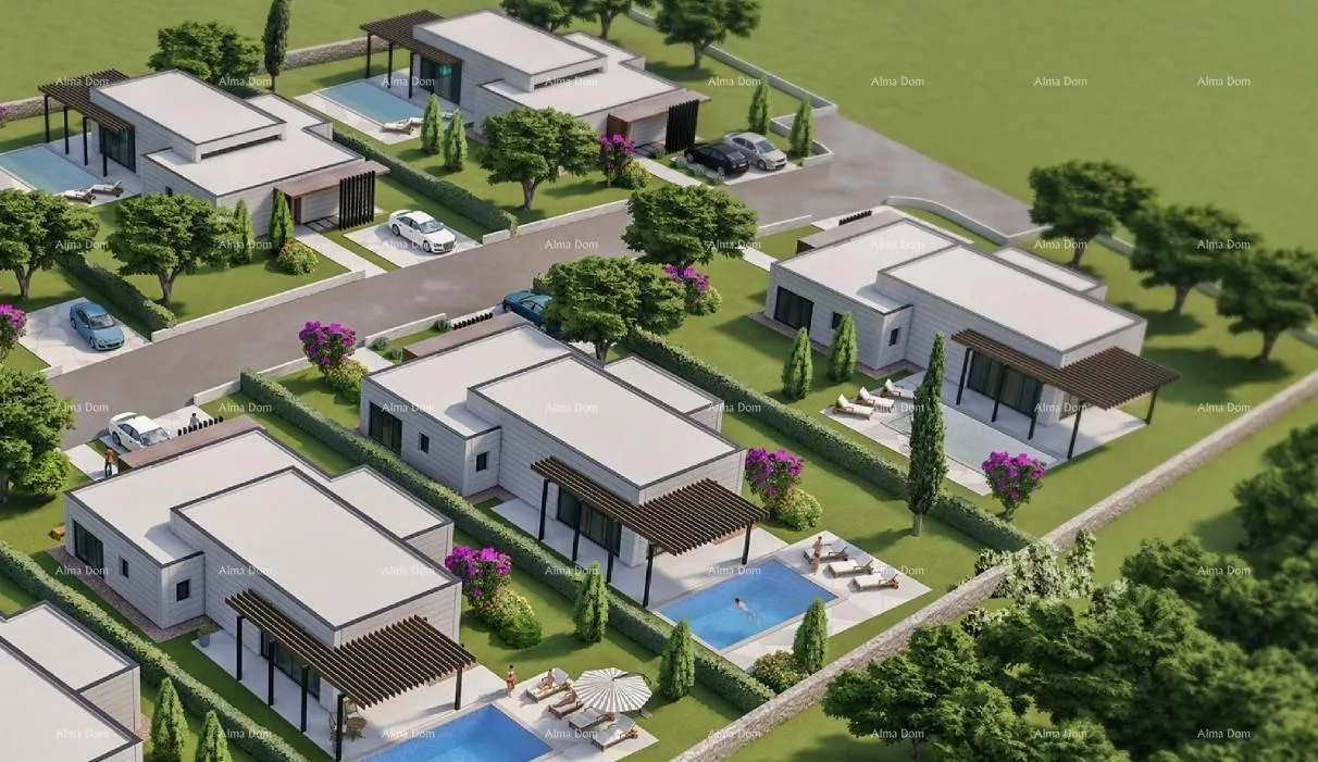 Kuća Prodaja luksuznih vila, modernog dizajna sa bazenima, okolica Vodnjana! V-A