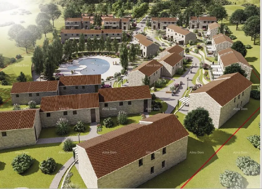 Građevinsko zemljište Zona T2, teren sa projektom za turističko naselje - Bale