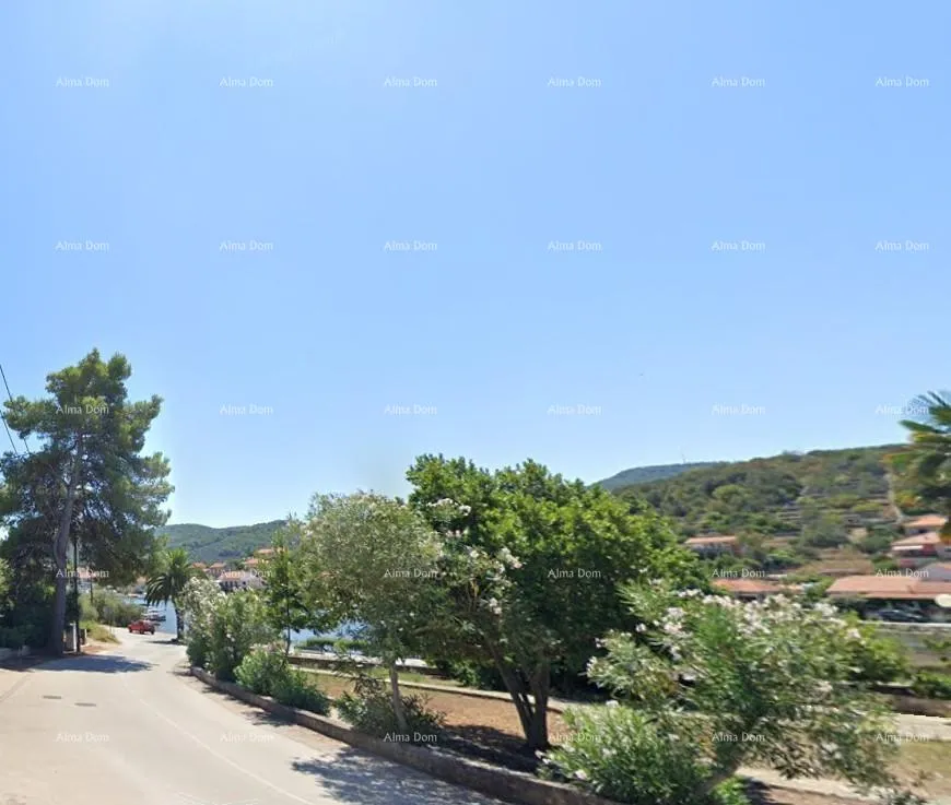 Građevinsko zemljište Prodaja građevinskog zemljišta, 350 m udaljeno od mora Vela Luka, Korčula!
