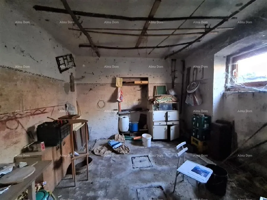 kuća prodajemo staru istarsku kamenu kuću sa pogledom na grožnjan. - slika 7