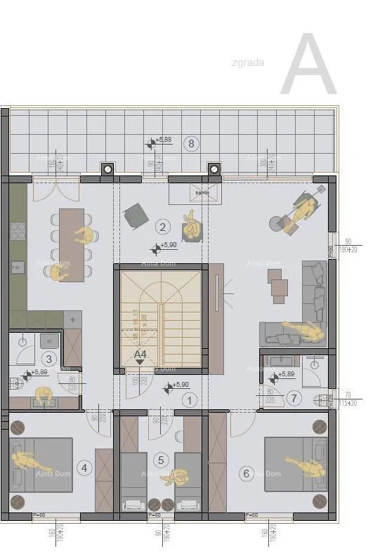 stan prodaja modernih stanova u novom stambenom projektu, štinjan, a4 - slika 12