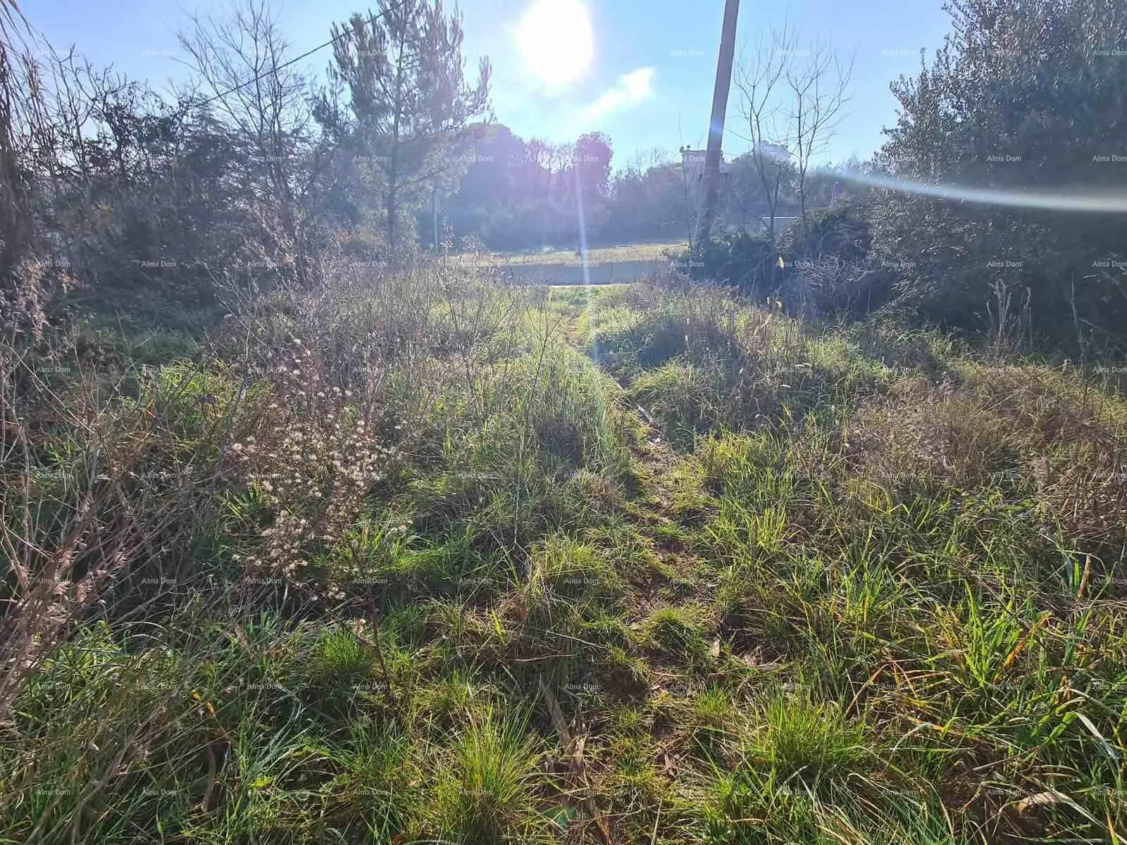 Građevinsko zemljište Građevinsko zemljište Vintijan – 800 m2 – uz cestu - Medulin
