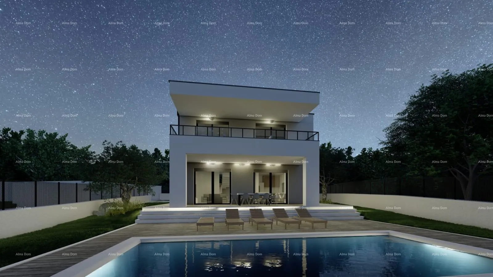 kuća galižana - prodaja moderne kuće s bazenom, jacuzzijem i pogledom ma more! - slika 6