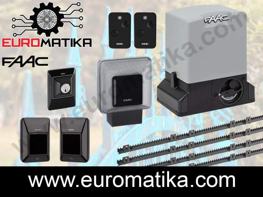 alu motor za klizna vrata kapiju portun faac delta - slika 1