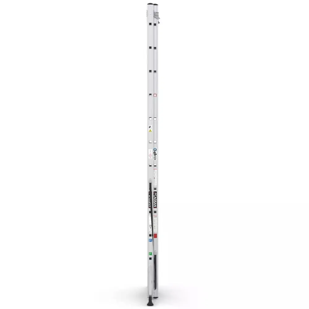 aluminijske dvodijelne ljestve - 2x12 gazišta - cagsan - slika 3