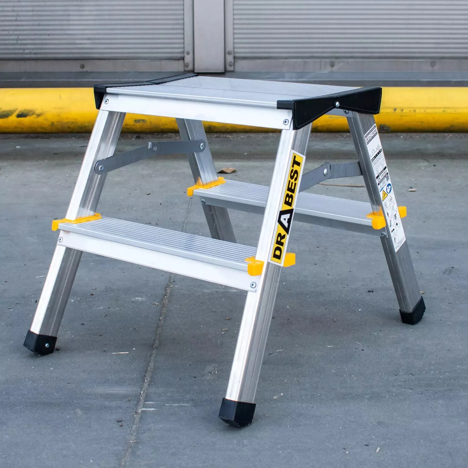 aluminijske ljestve duple - 2x2 gazišta - slika 4