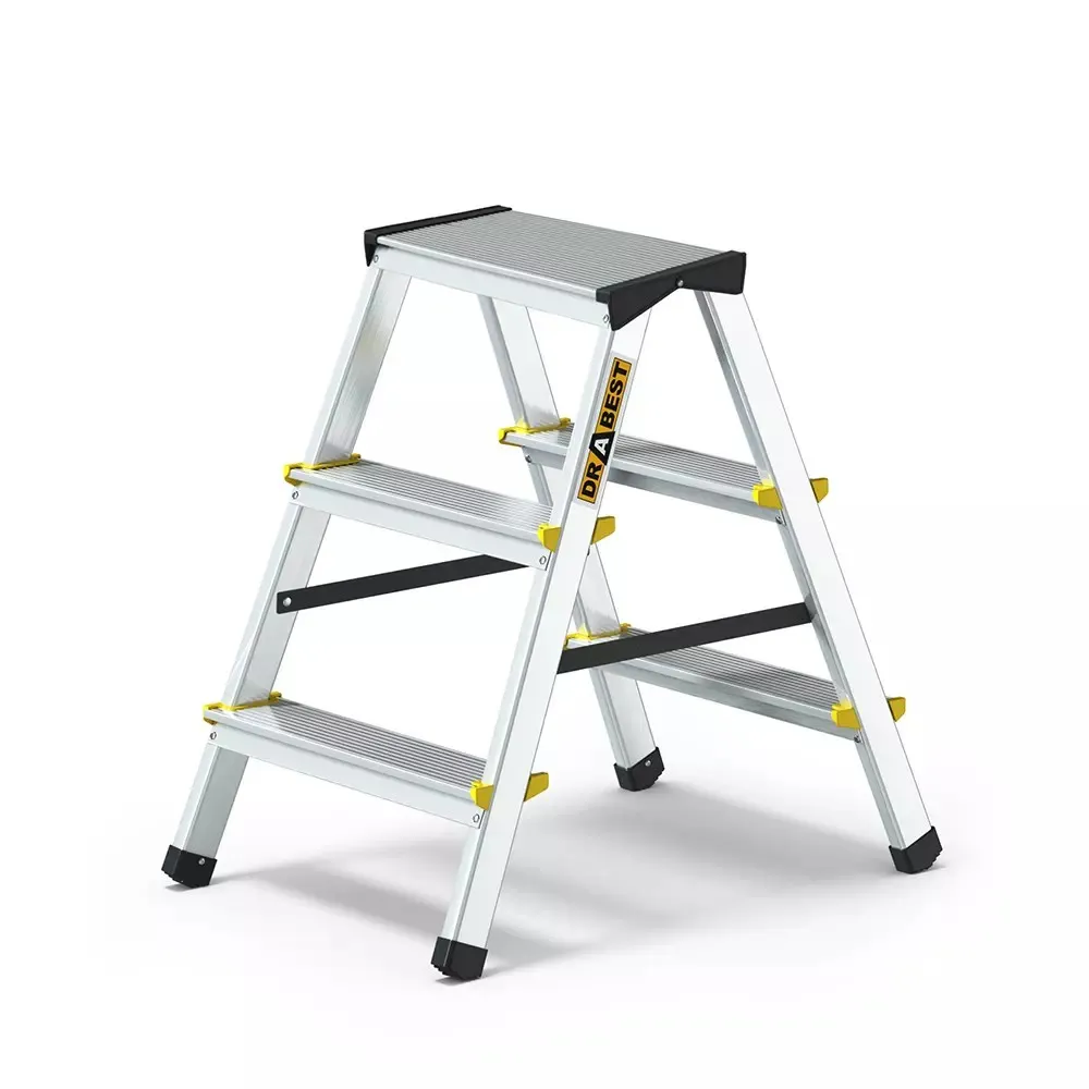 Aluminijske ljestve duple - 2x3 gazišta - Stari Mikanovci