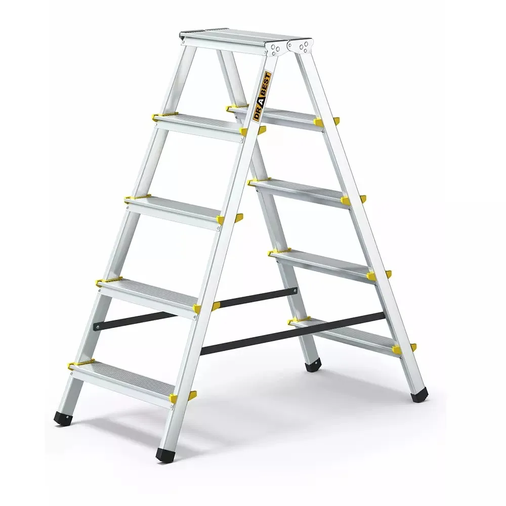 Aluminijske ljestve duple - 2x5 gazišta - Stari Mikanovci