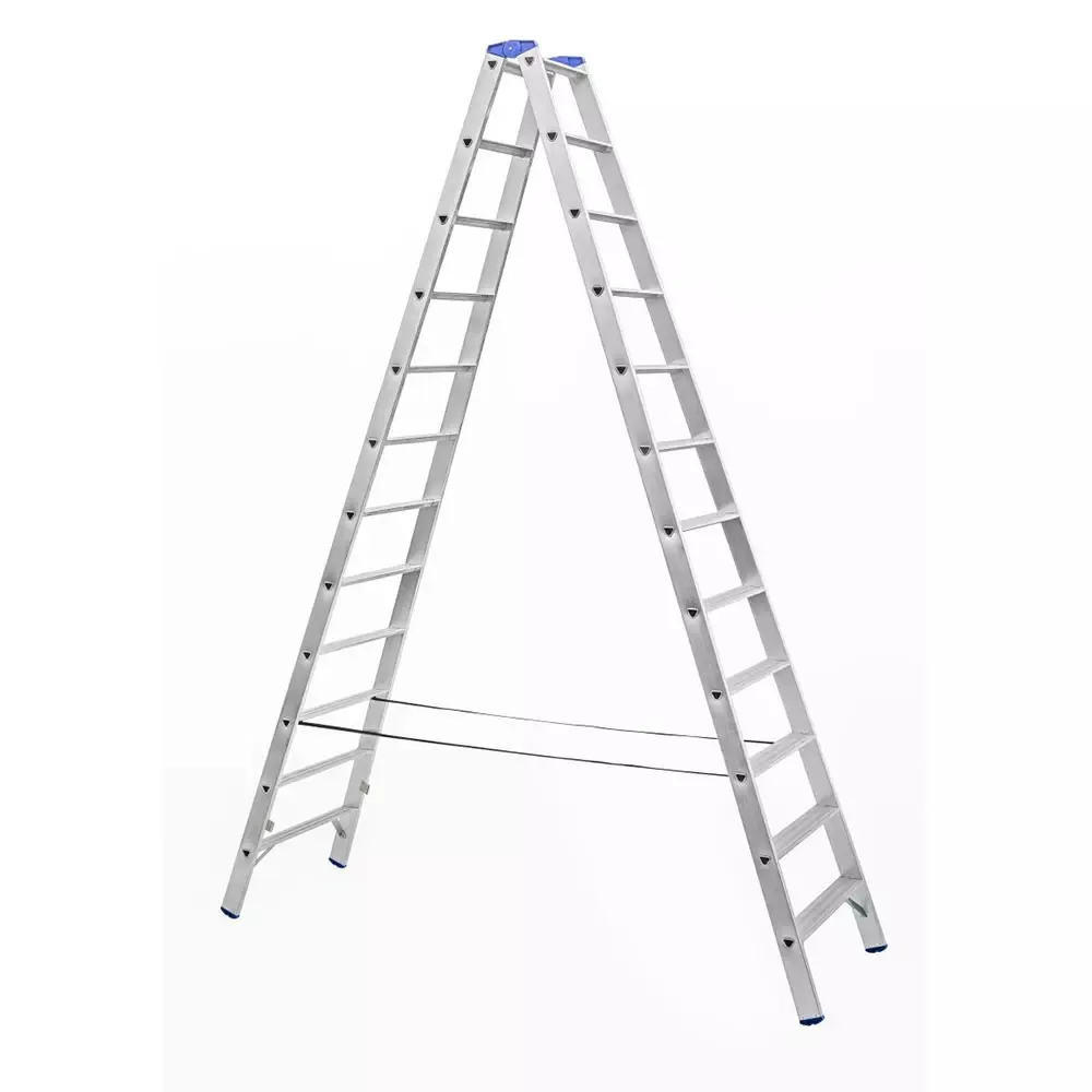 Aluminijske ljestve dvostrane - 2x12 gazišta - Stari Mikanovci