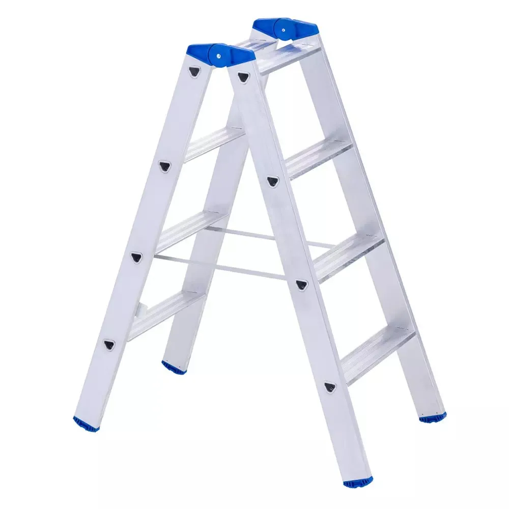 Aluminijske ljestve dvostrane - 2x4 gazišta - Stari Mikanovci