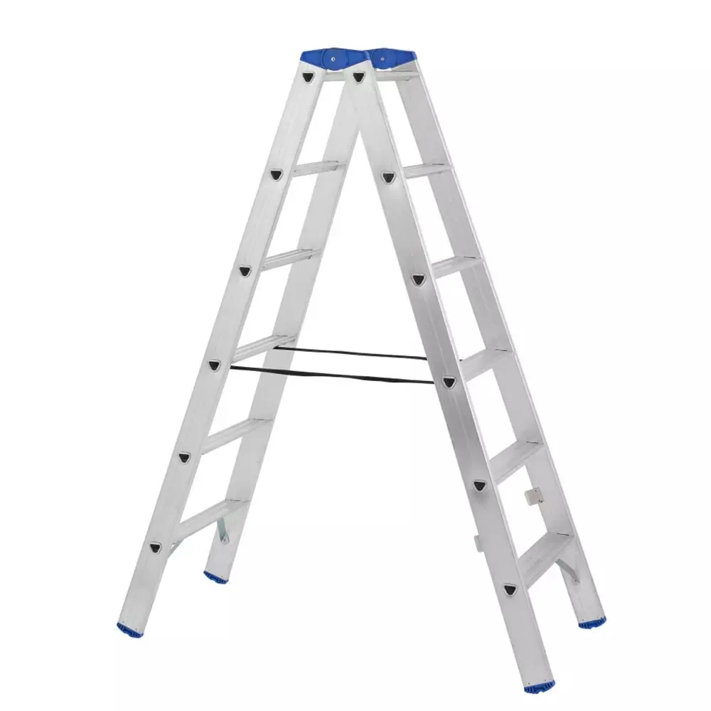 Aluminijske ljestve dvostrane - 2x6 gazišta - Stari Mikanovci
