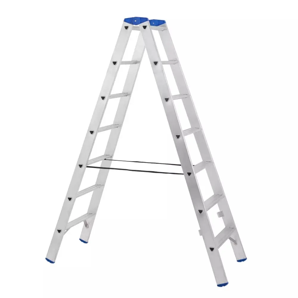 Aluminijske ljestve dvostrane - 2x7 gazišta - Stari Mikanovci