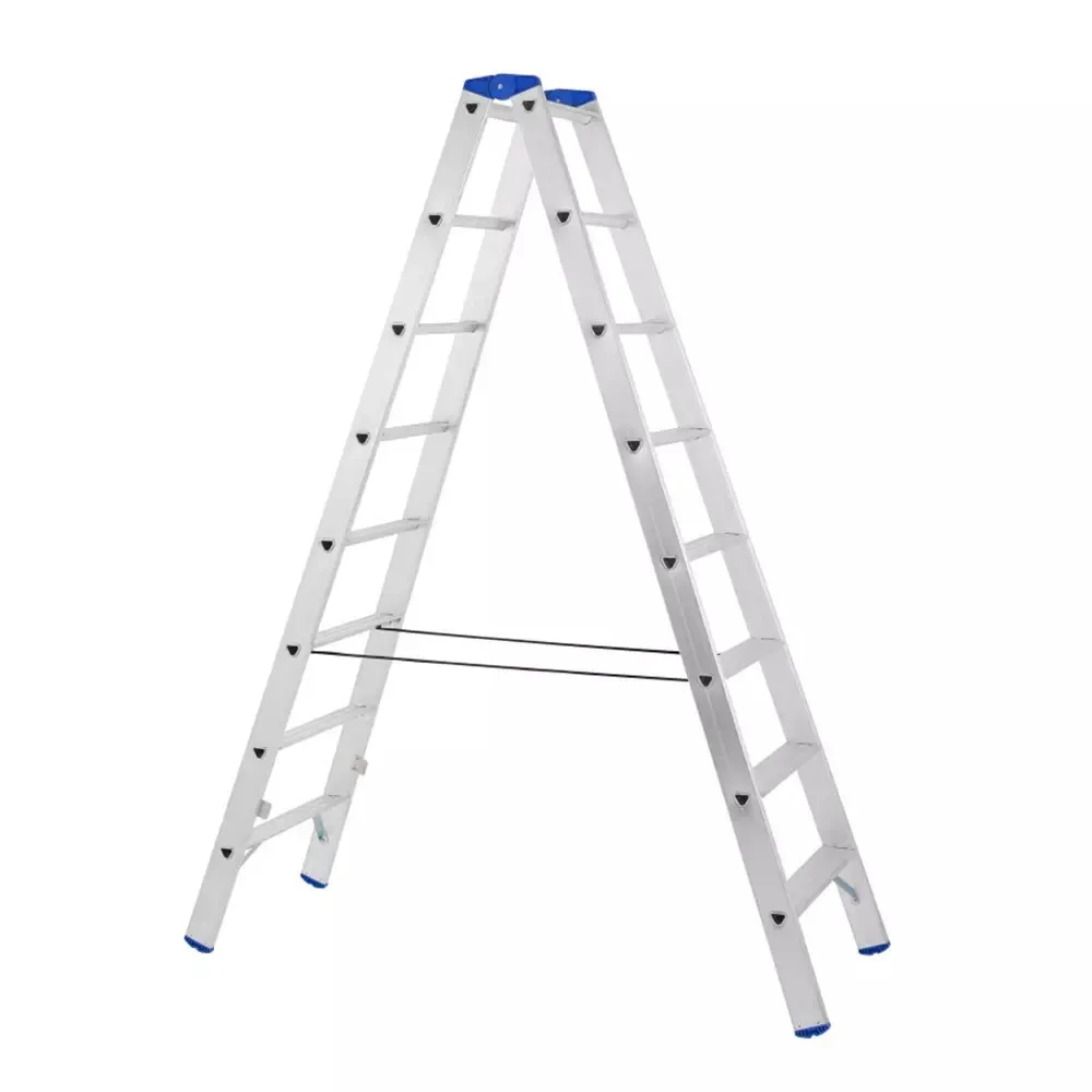 Aluminijske ljestve dvostrane - 2x8 gazišta - Stari Mikanovci