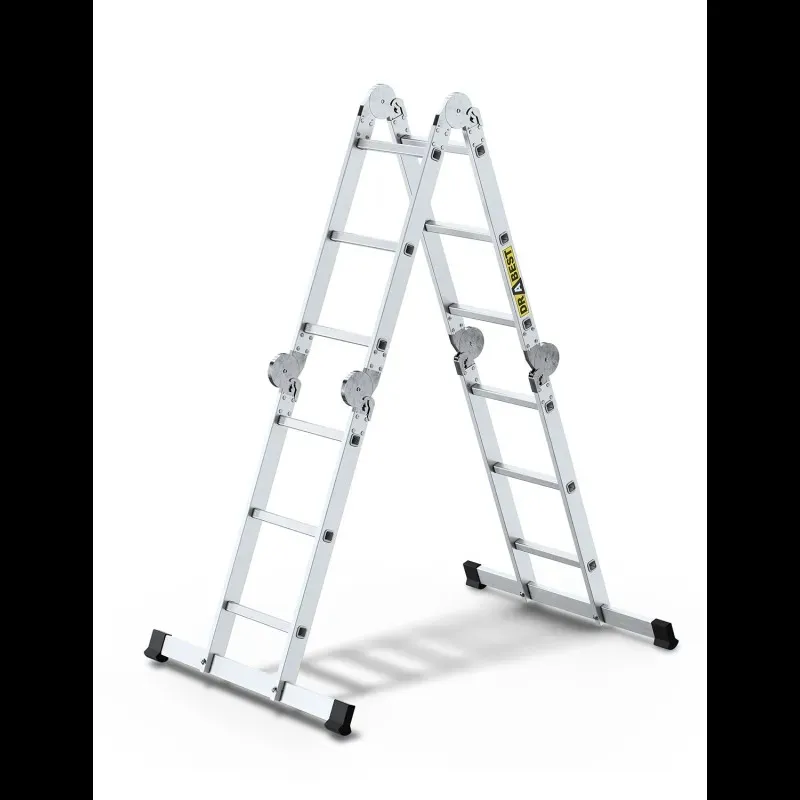 aluminijske ljestve multifunkcionalne s platformom - 4x3 gazišta - slika 3