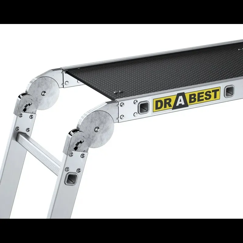 aluminijske ljestve multifunkcionalne s platformom - 4x3 gazišta - slika 10
