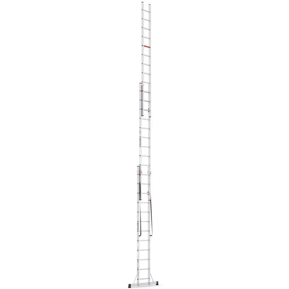 aluminijske ljestve profesionalne trodijelne - 3x12 gazišta - cagsan - slika 6