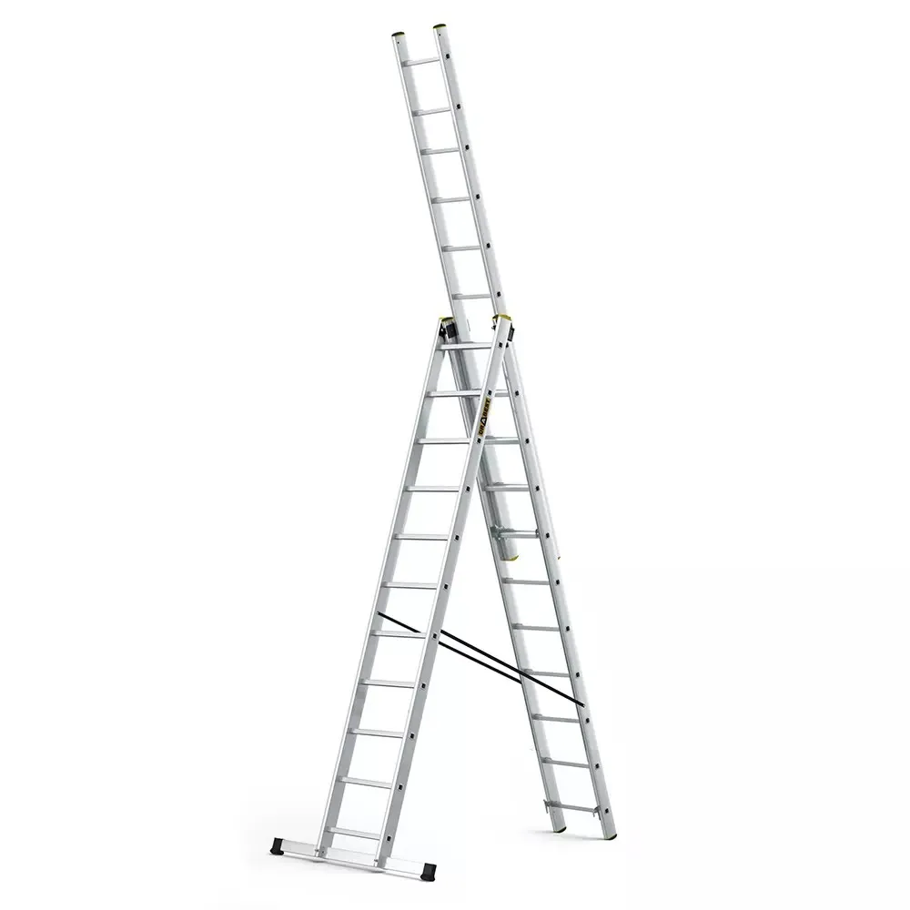 Aluminijske ljestve profesionalne trodijelne 3x11 gazišta - Stari Mikanovci