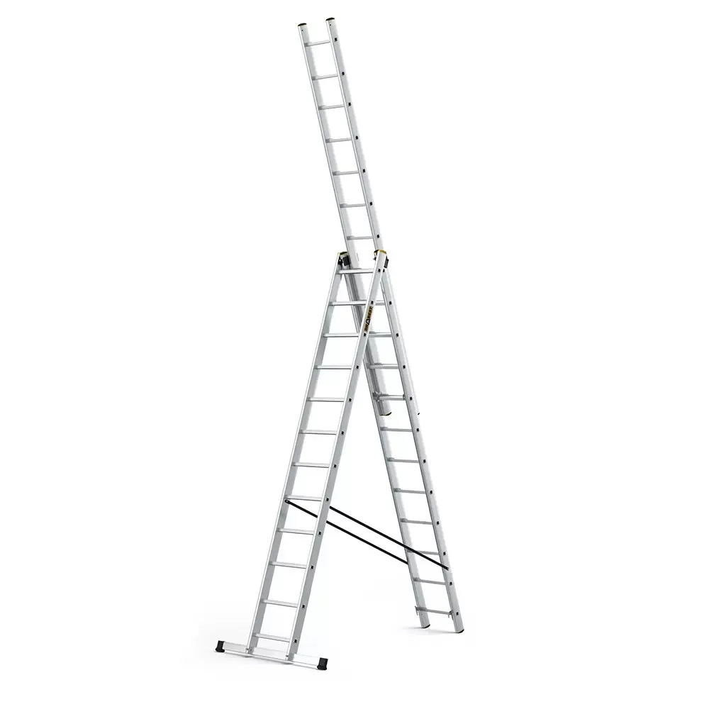 Aluminijske ljestve profesionalne trodijelne 3x12 gazišta - Stari Mikanovci