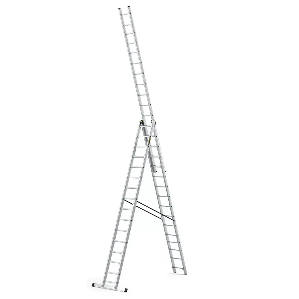 Aluminijske ljestve profesionalne trodijelne 3x16 gazišta - Stari Mikanovci
