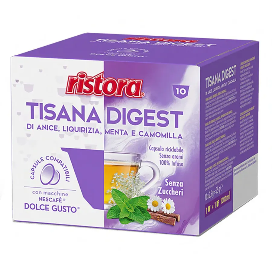 ristora dolce gusto biljni čaj digesti - slika 1