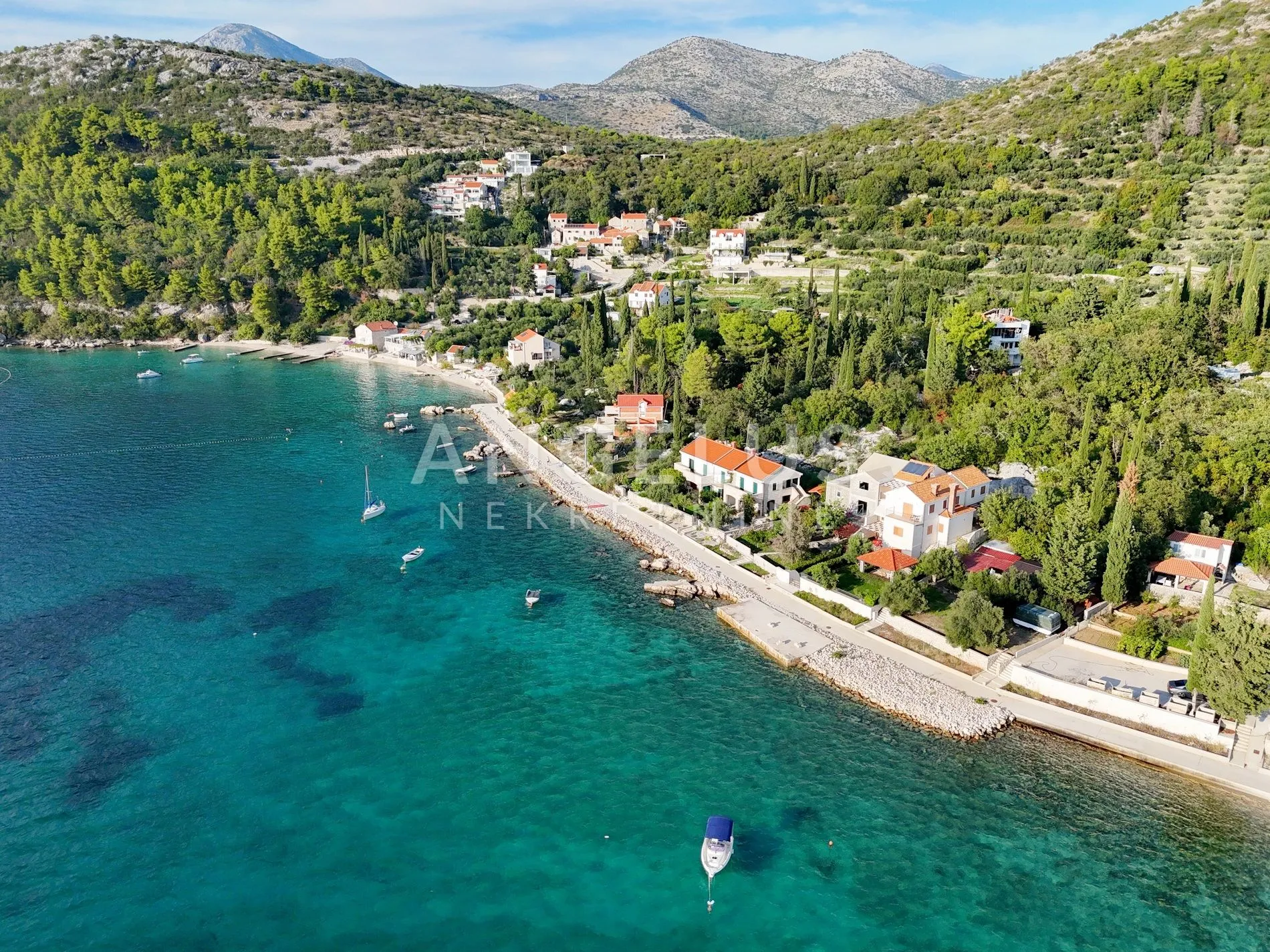 dubrovačko primorje, slano – građevna parcela prvi red do mora, 770 m2 - slika 3