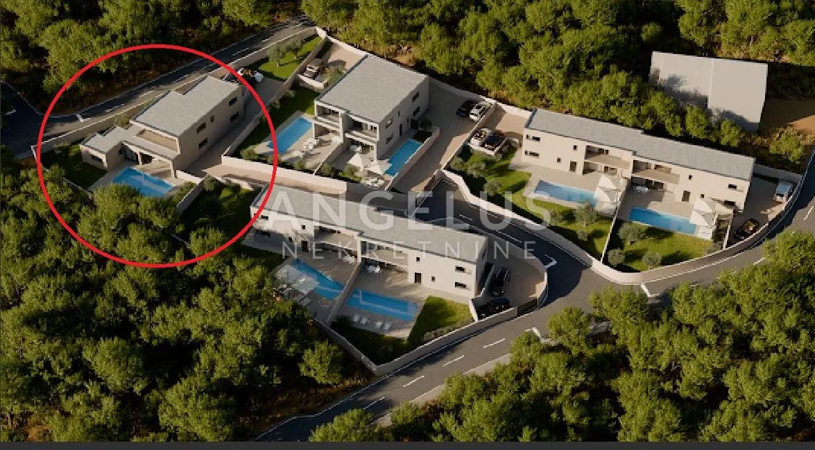 krk, brzac - samostojeća vila u izgradnji s bazenom - slika 2