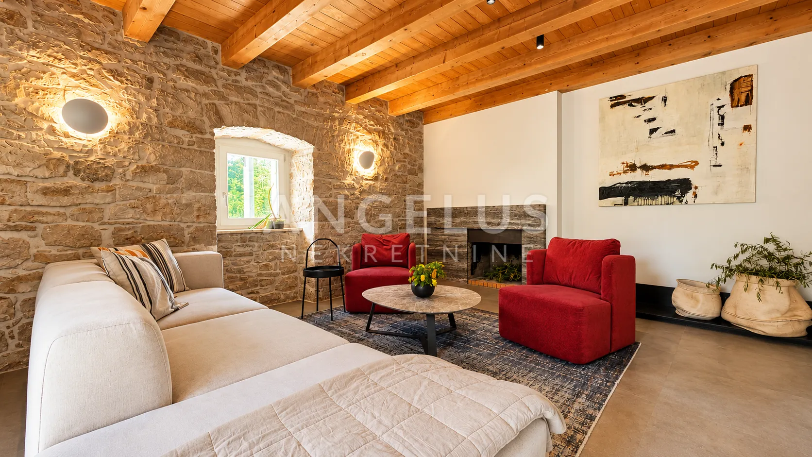 istra, labin - imanje s kamenom vilom, bazenom, spa i panoramskim pogledom - slika 5