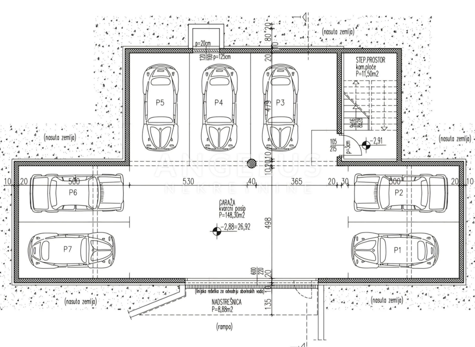 strožanac, podstrana - novogradnja, dvosoban stan, parking prodaja - slika 6