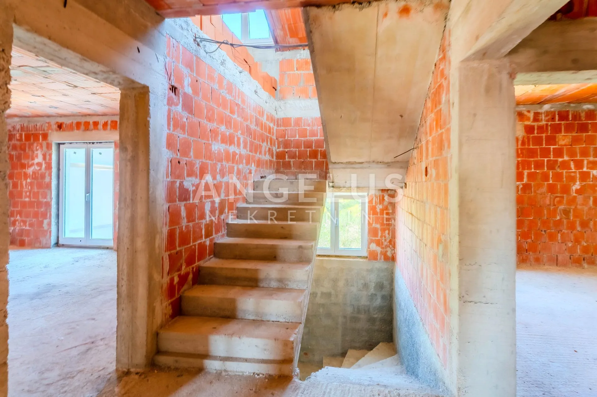 snižena cijena, lumbarda, otok korčula – dvojna kuća 360 m² u roh-bau fazi s pogledom na more – prodaja - slika 7