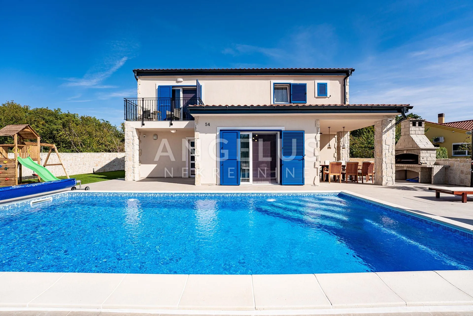 krk, dobrinj - vila s bazenom 185m2 - slika 31