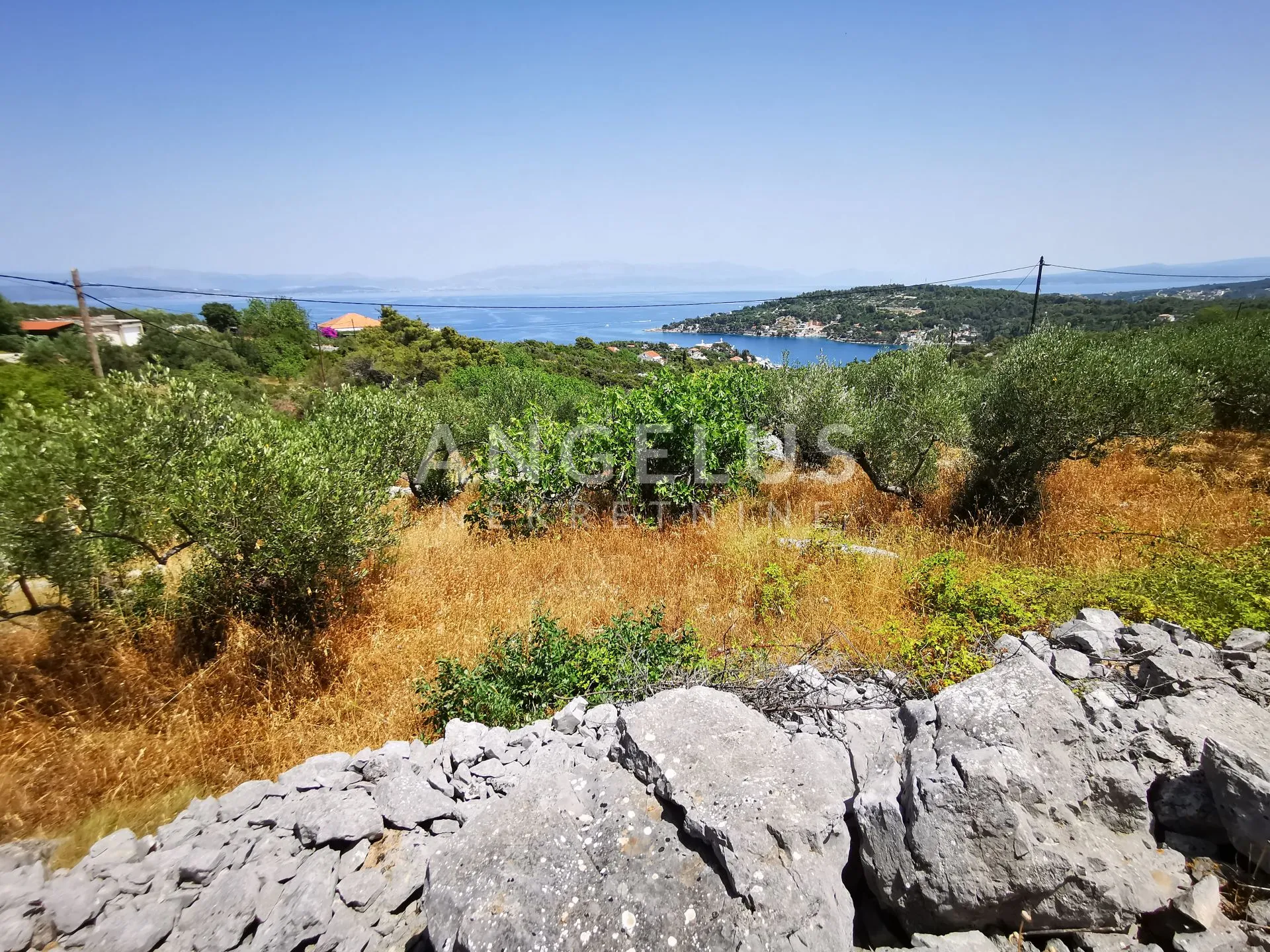 šolta, rogač - građ.zem. sa otvorenim pogledom na more, 2085 m2 - slika 9