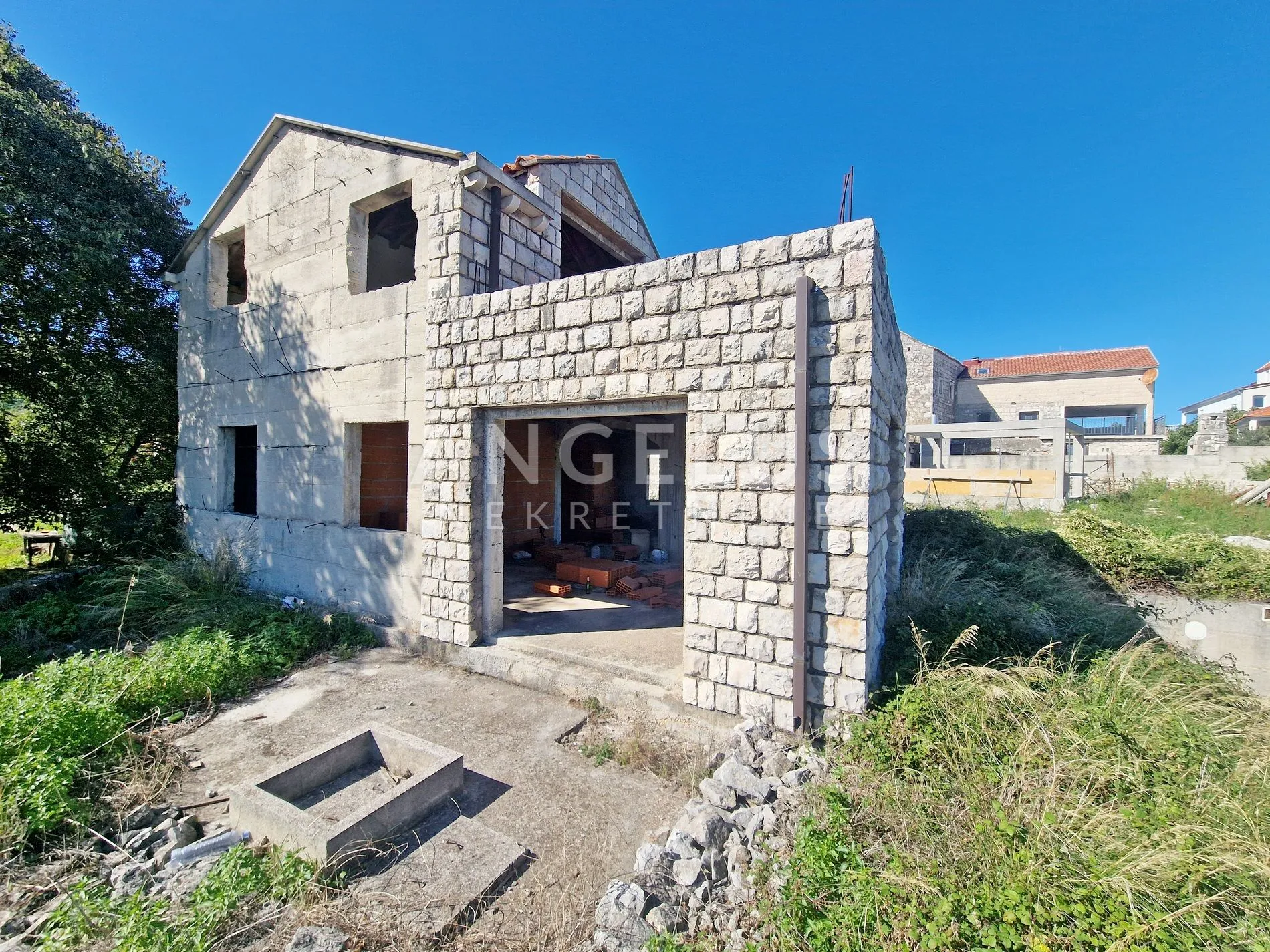 pelješac, sreser, dvije kuće za renovaciju na odličnoj lokaciji – pogled more, prodaja - slika 5