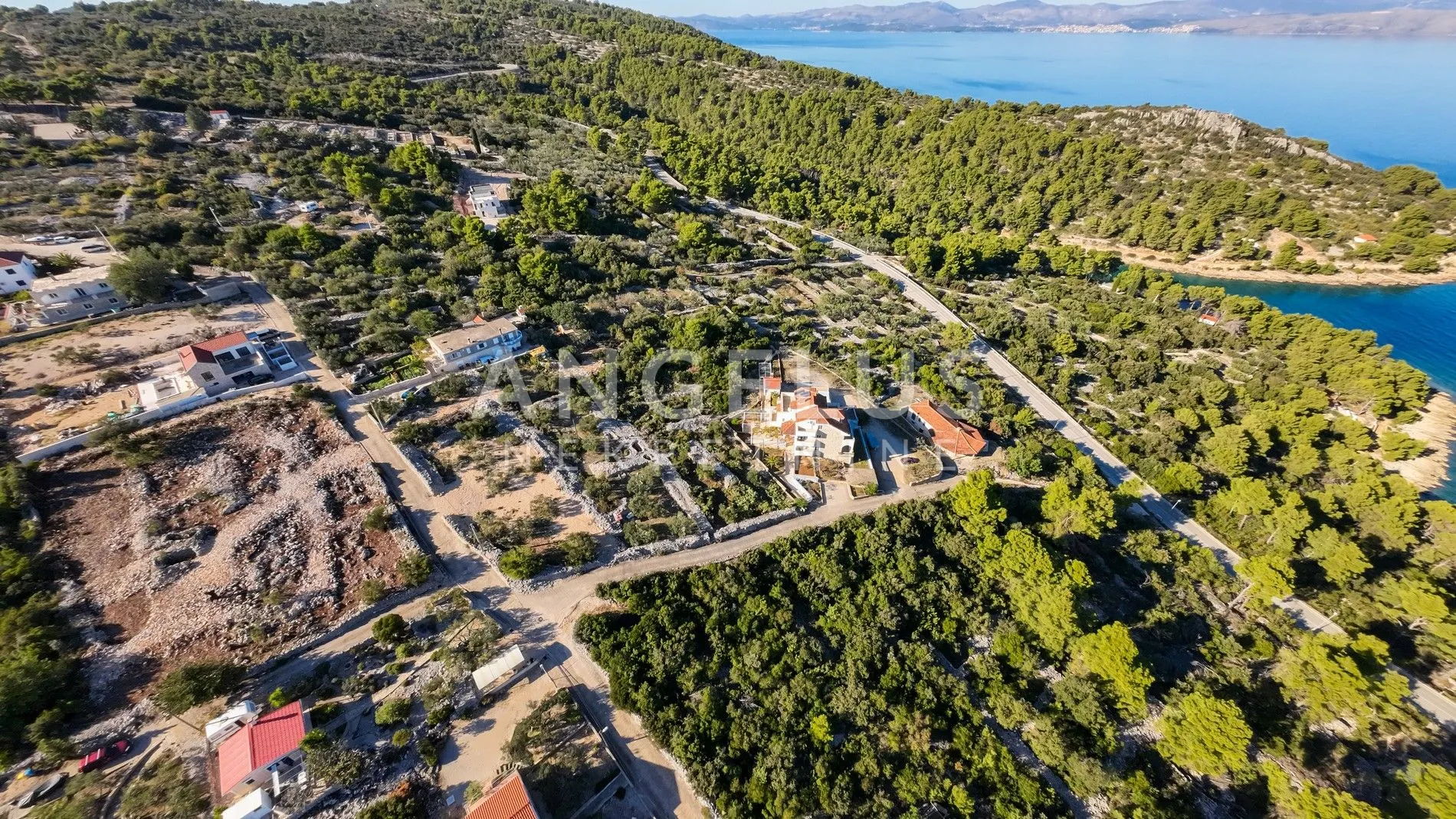 šolta, rogač - građ.zemljište u mirnom dijelu 856 m2, prodaja - slika 12