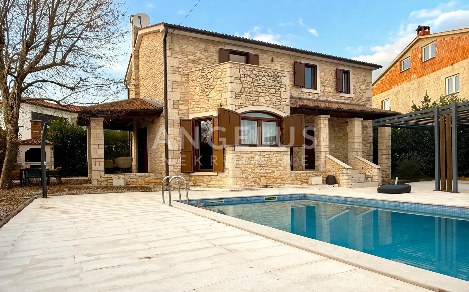 Istra, Sveti Lovreč - Kamena kuća sa bazenom 167m2, prodaja! - Medaki, Sveti Lovreč Pazenatički