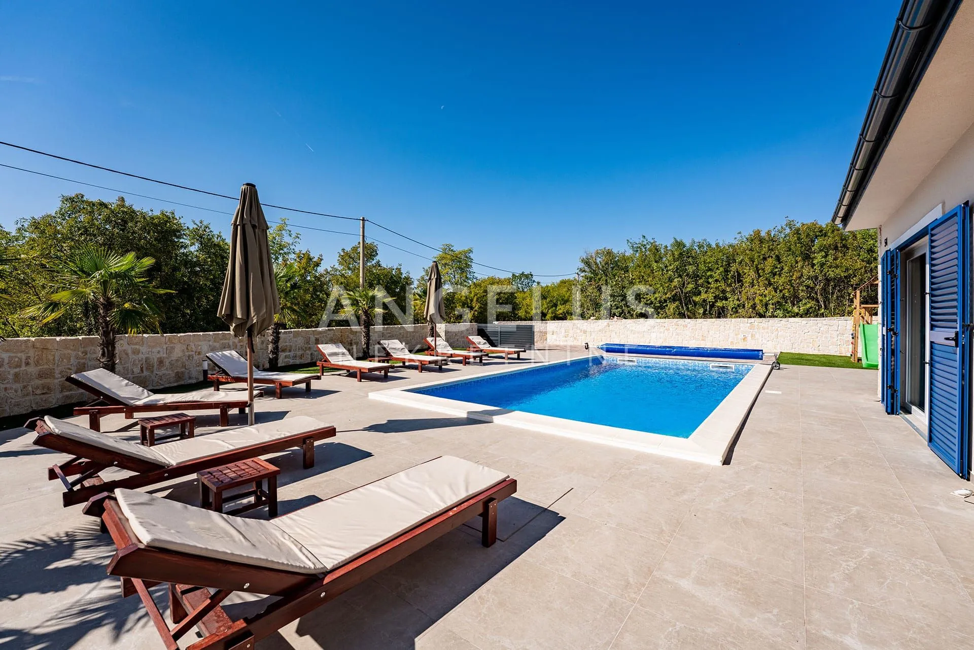 krk, dobrinj - vila s bazenom 185m2 - slika 3
