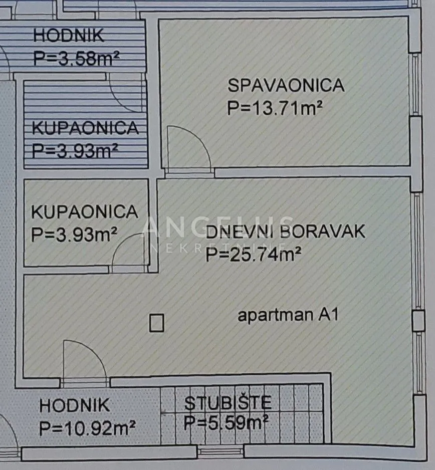šolta, maslinica - jednosoban stan u centru maslinice, 43 m2 prodaja - slika 17