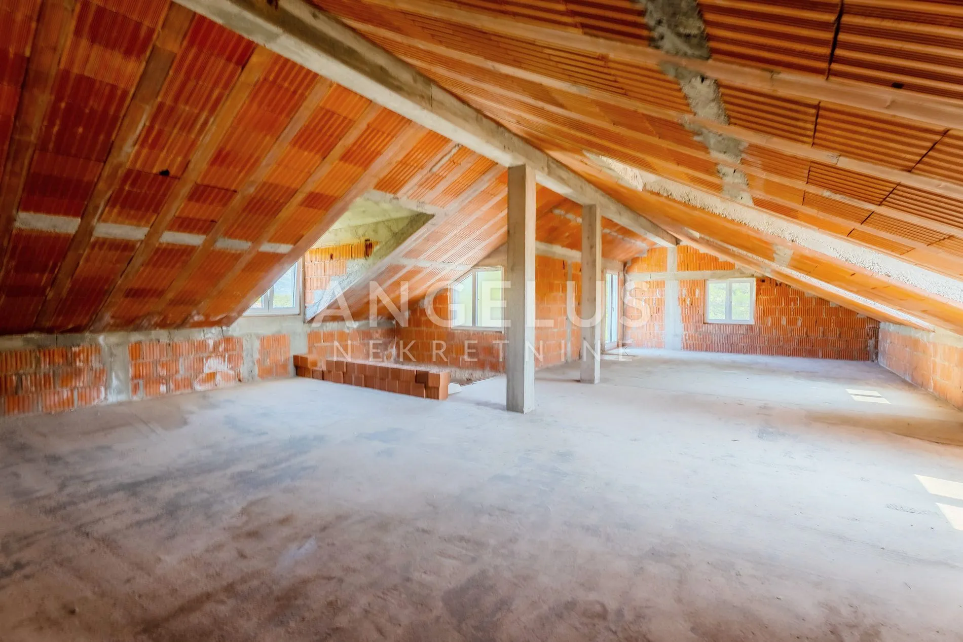 snižena cijena, lumbarda, otok korčula – dvojna kuća 360 m² u roh-bau fazi s pogledom na more – prodaja - slika 8