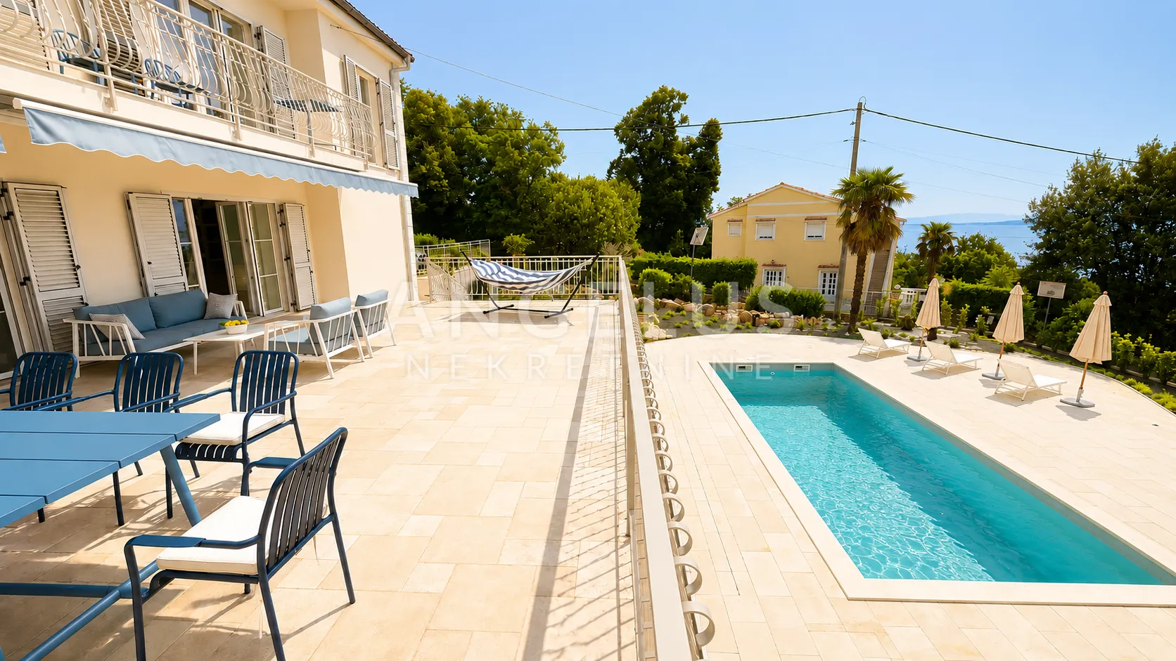 opatija, volosko - kuća s pogledom na more s bazenom, 230m2, dugoročni najam! - slika 5