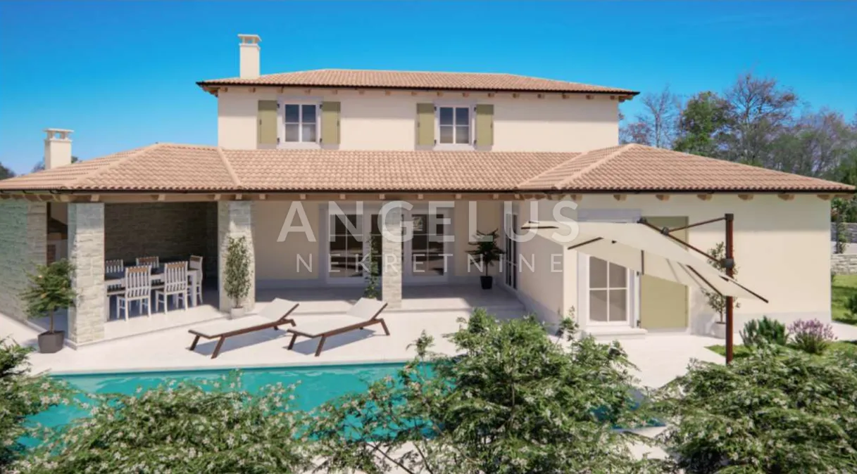 Istra, okolica Svetvinčenta - Mediteranska vila s bazenom 167 m2 - Svetvinčenat