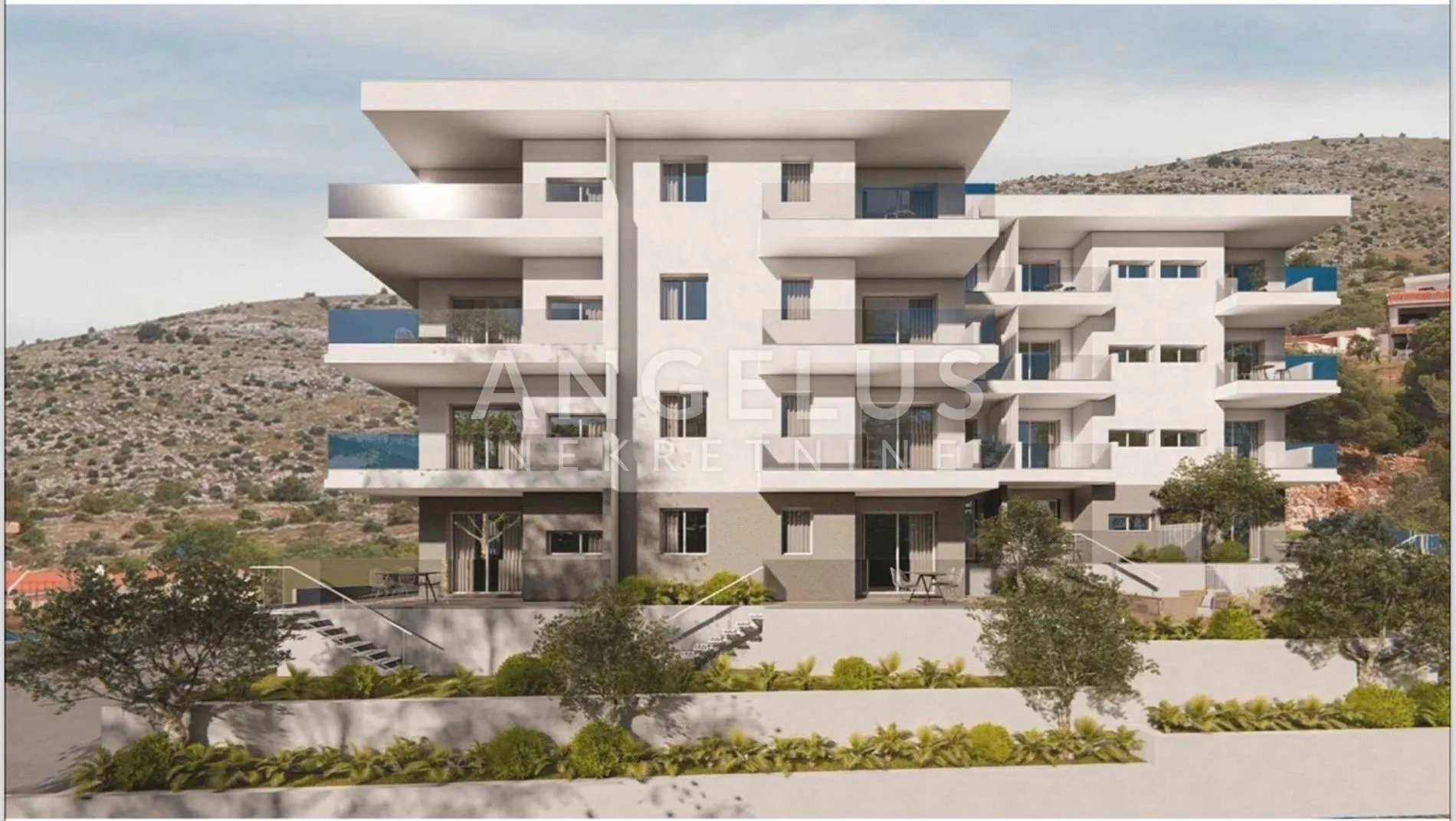 trogir, seget - stan u novogradnji sa pogledom na more, 106.56 m2 - slika 5