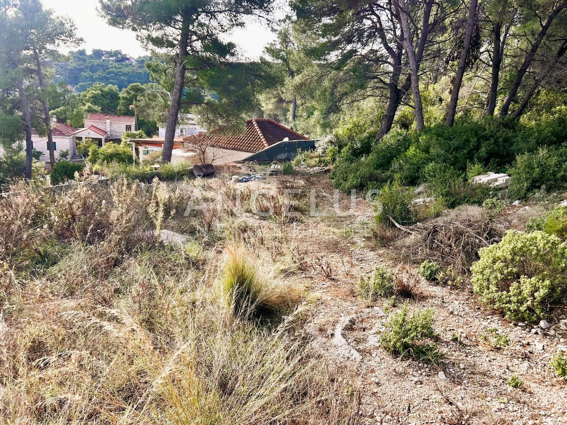brač, sumartin - građ.zem. sa pogledom na more, prodaja - slika 4