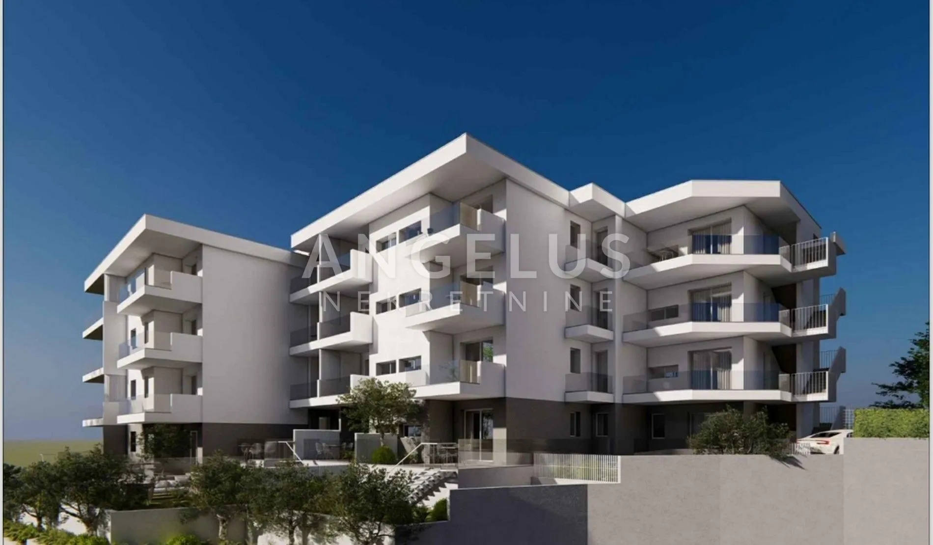 Trogir, Seget - stan u NOVOGRADNJI sa pogledom na more, 106.56 m2 - Seget Donji, Seget