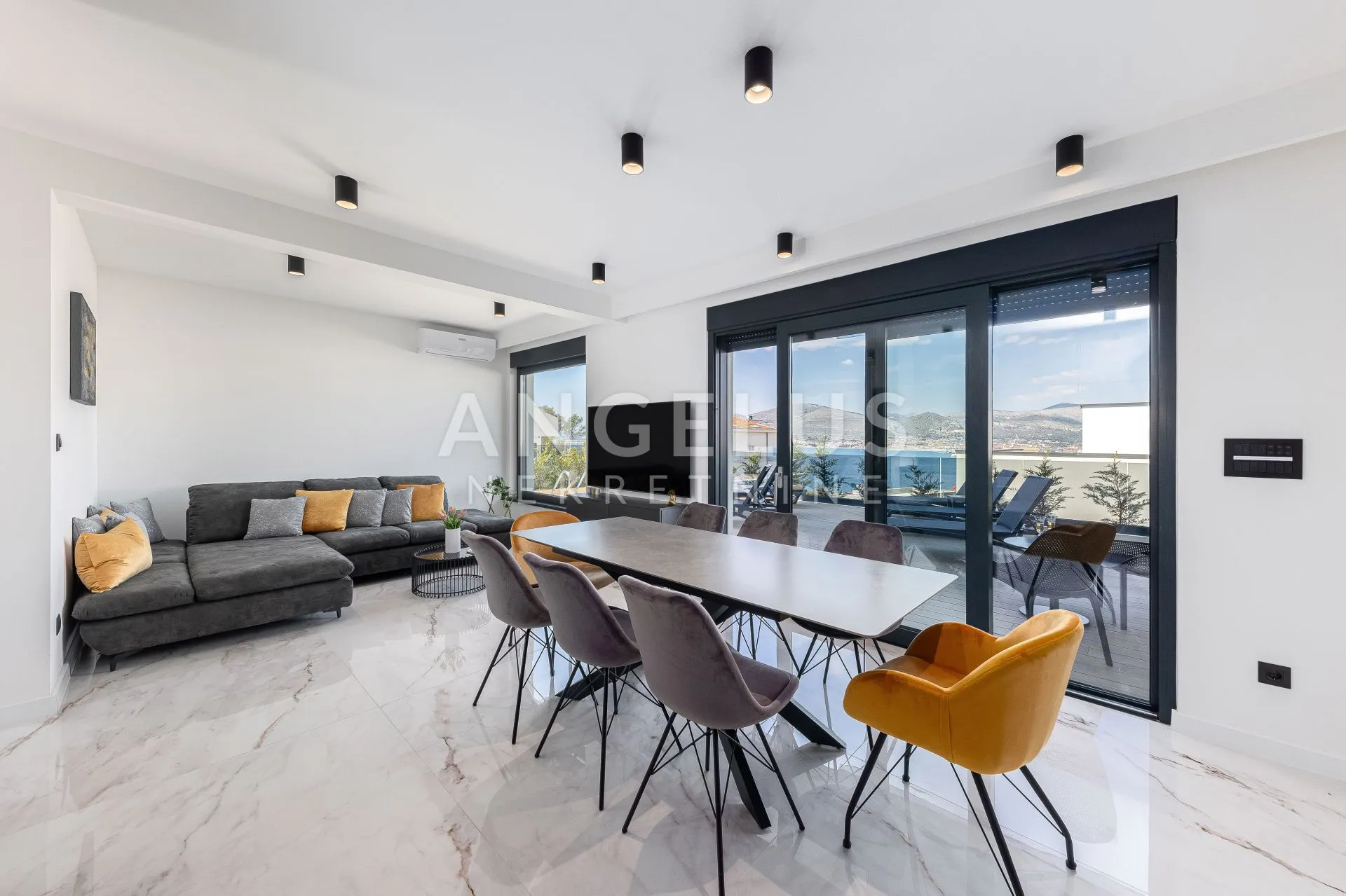 trogir, čiovo - luksuzna vila u nizu, sa bazenom i prekrasnim pogledom na more, 282 m2 - slika 9