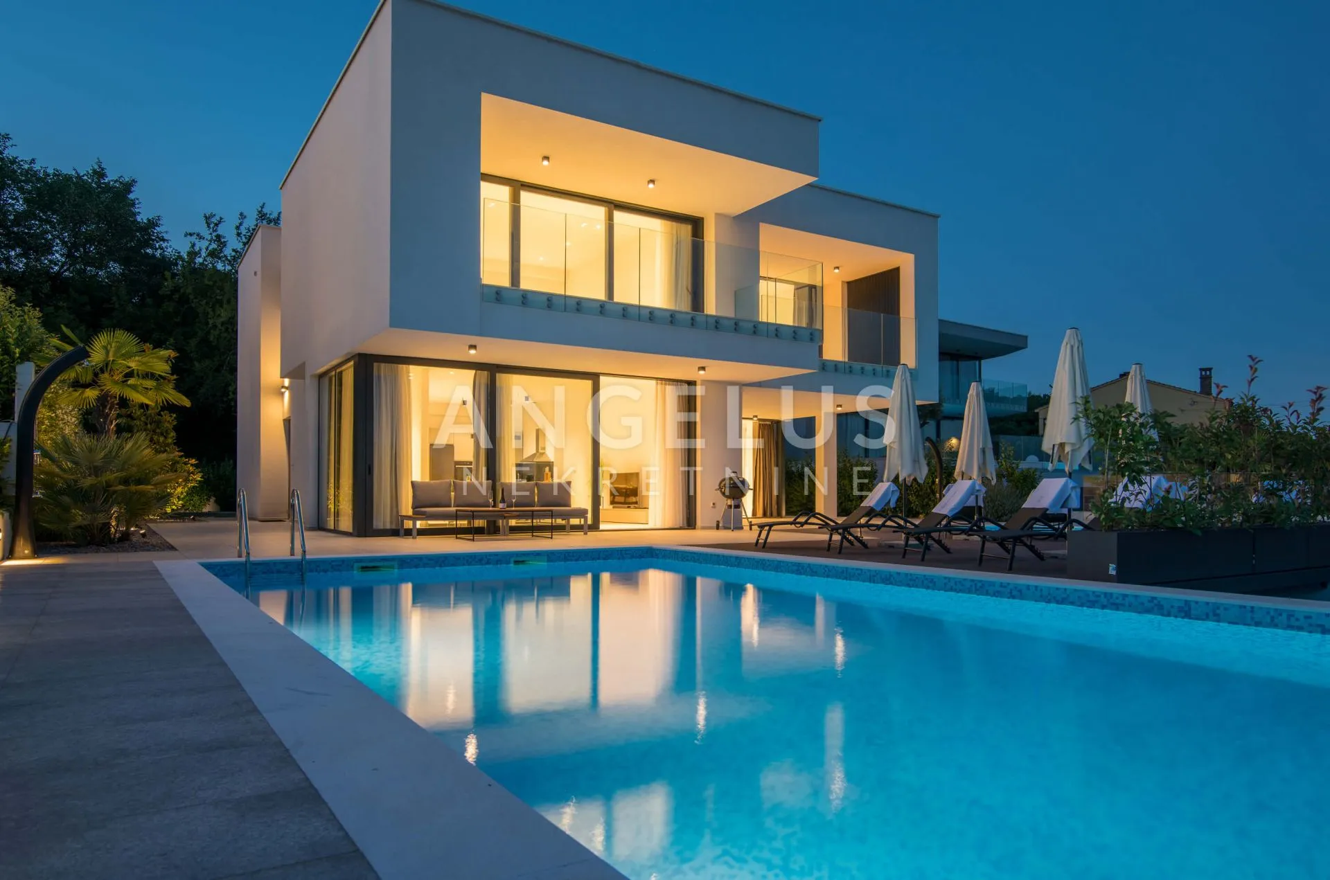 Opatija, Veprinac - villa s bazenom 264m2 i pogledom na more - Veprinac, Opatija