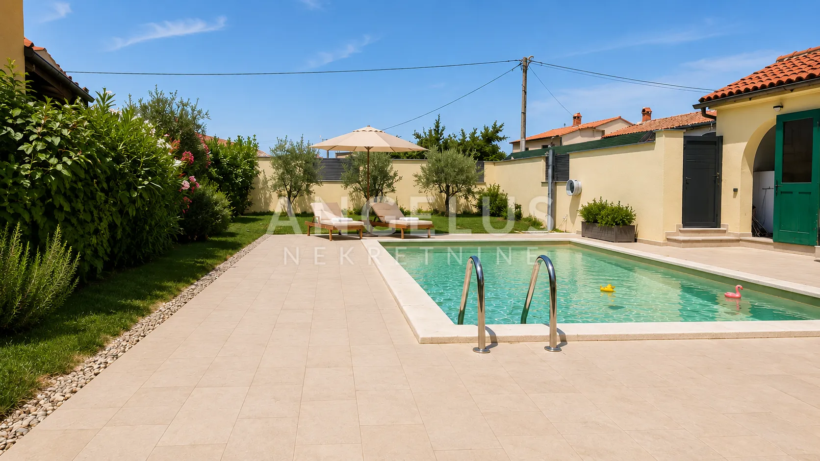 istra, pula - kamena kuća s bazenom za dugoročni najam, 110m2 - slika 3